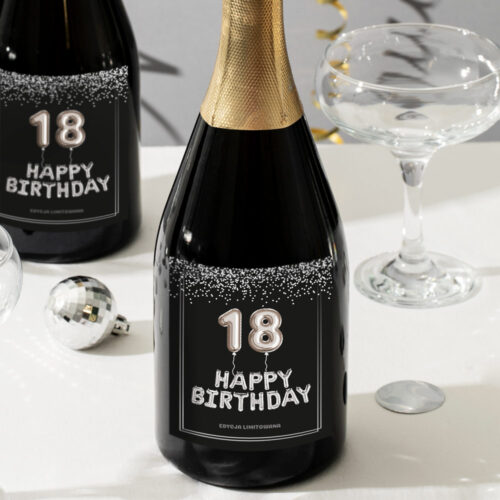 Alternative view of Naklejki na Butelki - Silver zestaw 10 sztuk