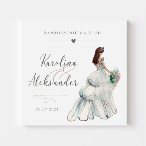 Zaproszenie na ślub - Bride №144