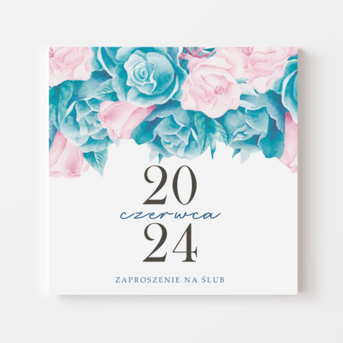 Zaproszenie na ślub - Rose&Blue №156