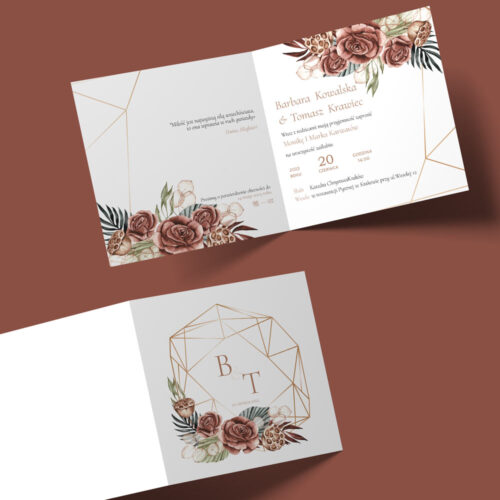 Alternative view of Zaproszenie na ślub - №181