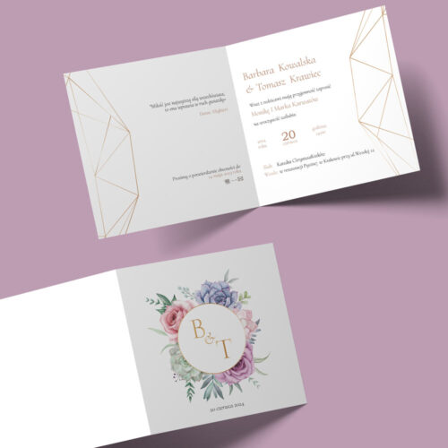 Alternative view of Zaproszenie na ślub - №182