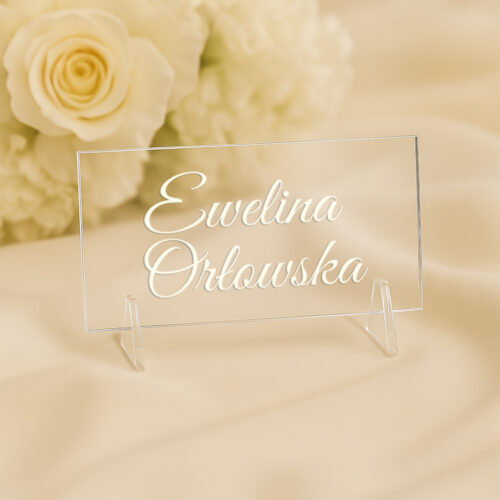 Winietki ślubne na pleksie – 1033